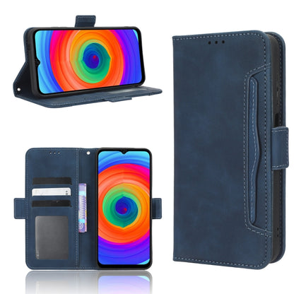For Ulefone Note 14 Skin Feel Calf Texture Card Slots Leather Phone Case(Blue) by buy2fix