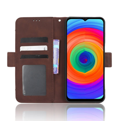 For Ulefone Note 14 Skin Feel Calf Texture Card Slots Leather Phone Case(Brown) by buy2fix