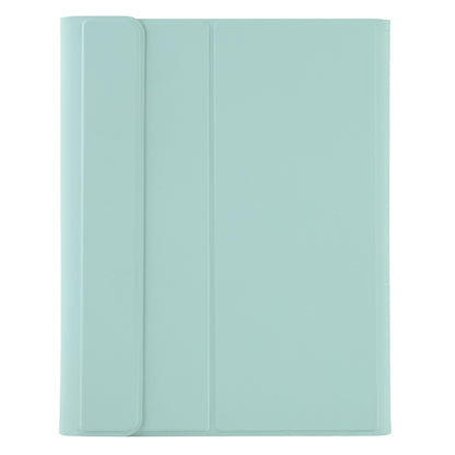 T11B 2020 For iPad Air 4 / Air 5 / Pro 11 inch 2022 / 2021 / 2020 / 2018 TPU Candy Color Ultra-thin Bluetooth Keyboard Tablet Case with Stand & Pen Slot(Light Green) - Universal by buy2fix | Online Shopping UK | buy2fix