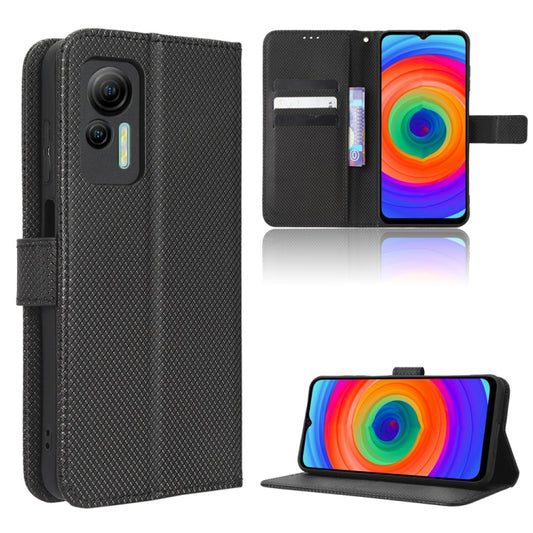 For Ulefone Note 14 Diamond Texture Leather Phone Case(Black) by buy2fix