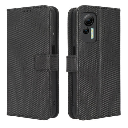 For Ulefone Note 14 Diamond Texture Leather Phone Case(Black) by buy2fix