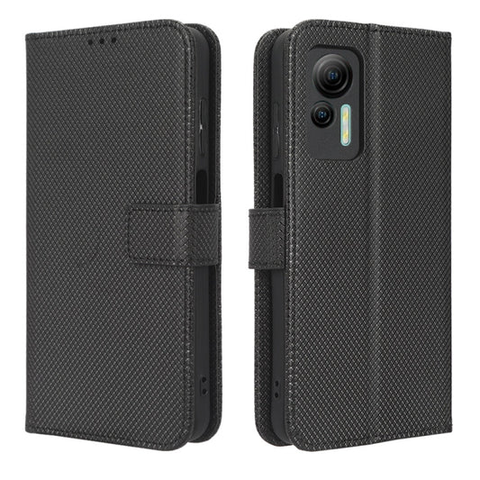 For Ulefone Note 14 Diamond Texture Leather Phone Case(Black) by buy2fix