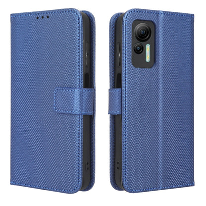 For Ulefone Note 14 Diamond Texture Leather Phone Case(Blue) by buy2fix