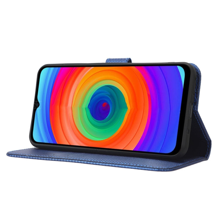For Ulefone Note 14 Diamond Texture Leather Phone Case(Blue) by buy2fix