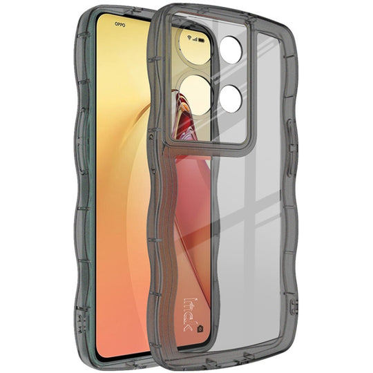 For OPPO Reno8 Pro 5G Global/Reno8 Pro+ 5G IMAK UX-8 Series TPU Phone Case(Transparent Black)