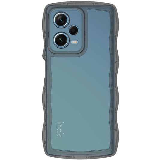 For Xiaomi Redmi Note 12 Pro 5G China/Indian IMAK UX-8 Series TPU Phone Case(Transparent Black) - Xiaomi Cases by imak | Online Shopping UK | buy2fix