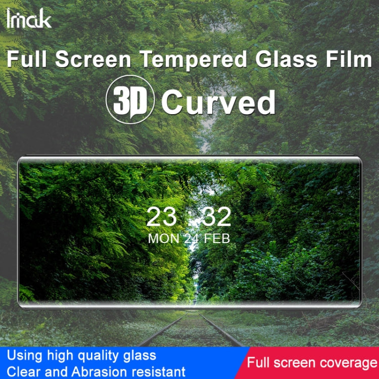 For Motorola Moto X40 5G imak 3D Curved Full Screen Tempered Glass Film by imak