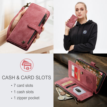 For Samsung Galaxy S23+ 5G CaseMe C30 Multifunctional Leather Phone Case(Red) - Galaxy S23+ 5G Cases by CaseMe | Online Shopping UK | buy2fix