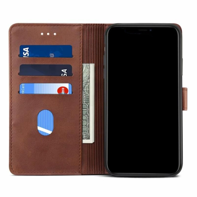 For Huawei P Smart 2019 GUSSIM Business Style Horizontal Flip Leather Case with Holder & Card Slots & Wallet(Brown) - Huawei Cases by GUSSIM | Online Shopping UK | buy2fix