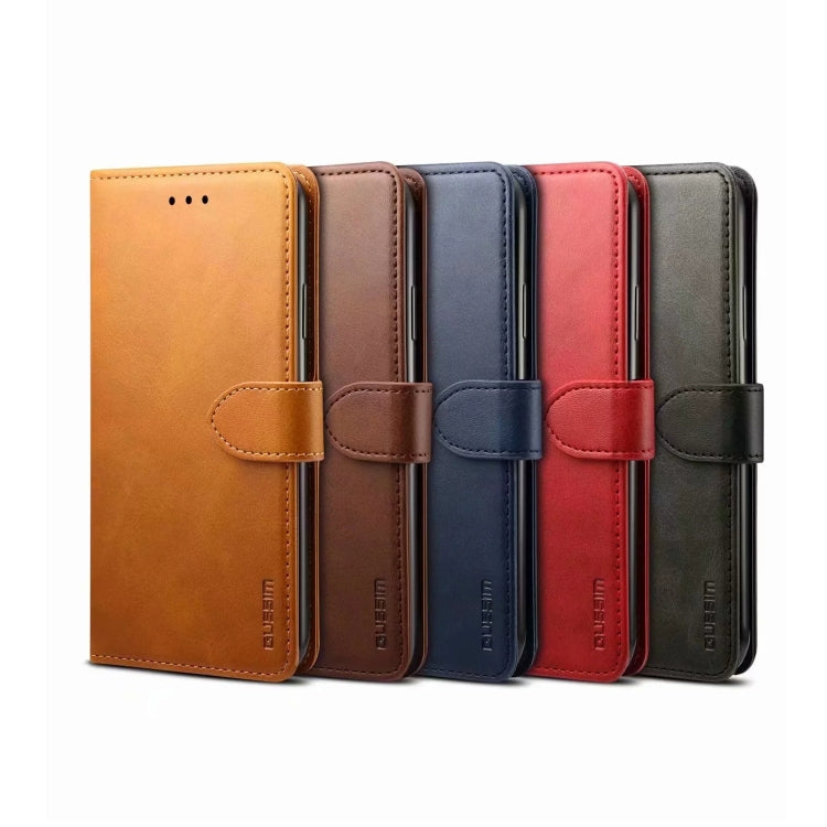 For Huawei P Smart 2019 GUSSIM Business Style Horizontal Flip Leather Case with Holder & Card Slots & Wallet(Brown) - Huawei Cases by GUSSIM | Online Shopping UK | buy2fix