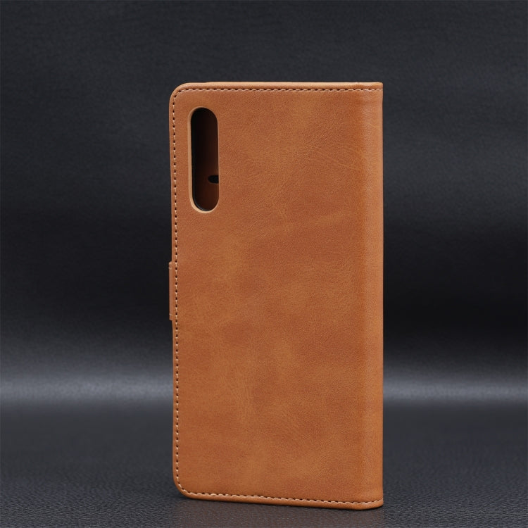 For Huawei Honor 9X GUSSIM Business Style Horizontal Flip Leather Case with Holder & Card Slots & Wallet(Khaki) - Honor Cases by GUSSIM | Online Shopping UK | buy2fix
