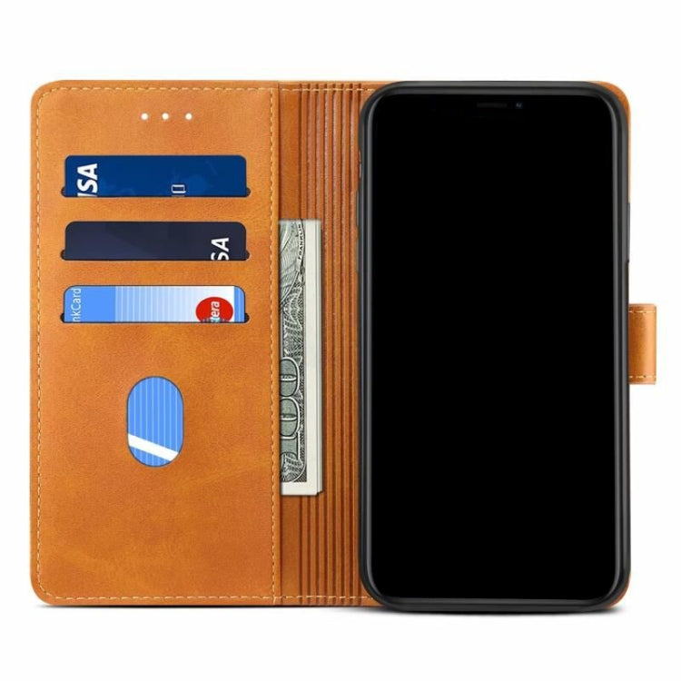 For Huawei Honor 10i GUSSIM Business Style Horizontal Flip Leather Case with Holder & Card Slots & Wallet(Khaki) - Honor Cases by GUSSIM | Online Shopping UK | buy2fix