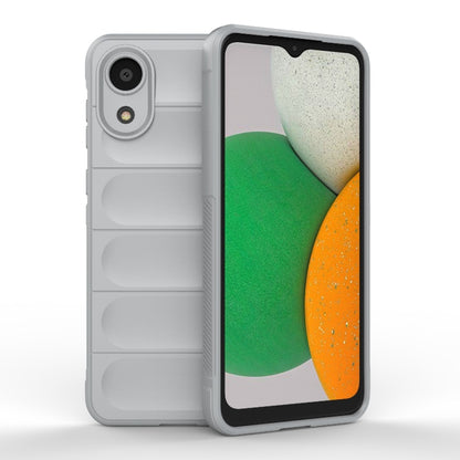 For Samsung Galaxy A03 Core 4G Magic Shield TPU + Flannel Phone Case(Grey) by buy2fix