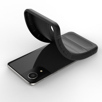 For Samsung Galaxy A03 Core 4G Magic Shield TPU + Flannel Phone Case(Wine Red) by buy2fix