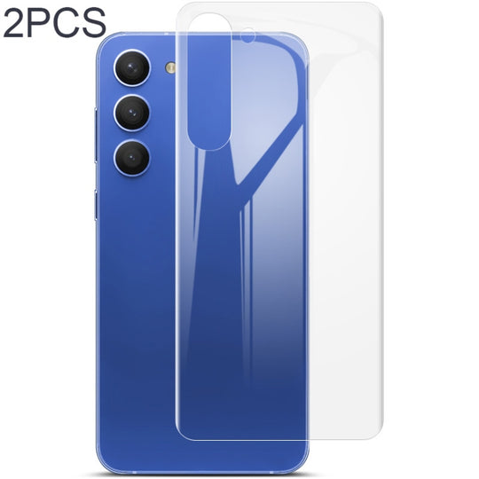 For Samsung Galaxy S23+ 5G 2pcs imak Curved Full Screen Hydrogel Film Back Protector