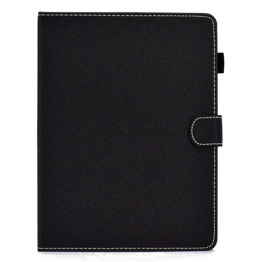 For 7 inch Solid Color Tablet PC Universal Magnetic Horizontal Flip Leather Case with Card Slots & Holder(Black) - 7 inch by buy2fix | Online Shopping UK | buy2fix