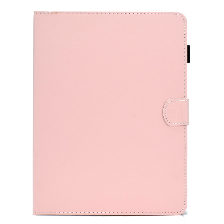 For 7 inch Solid Color Tablet PC Universal Magnetic Horizontal Flip Leather Case with Card Slots & Holder(Pink) - 7 inch by buy2fix | Online Shopping UK | buy2fix
