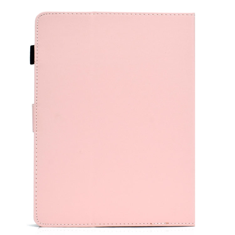 For 7 inch Solid Color Tablet PC Universal Magnetic Horizontal Flip Leather Case with Card Slots & Holder(Pink) - 7 inch by buy2fix | Online Shopping UK | buy2fix