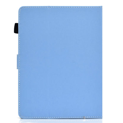 For 10 inch Solid Color Tablet PC Universal Magnetic Horizontal Flip Leather Case with Card Slots & Holder(Blue) - 10 - 11 inch by buy2fix | Online Shopping UK | buy2fix