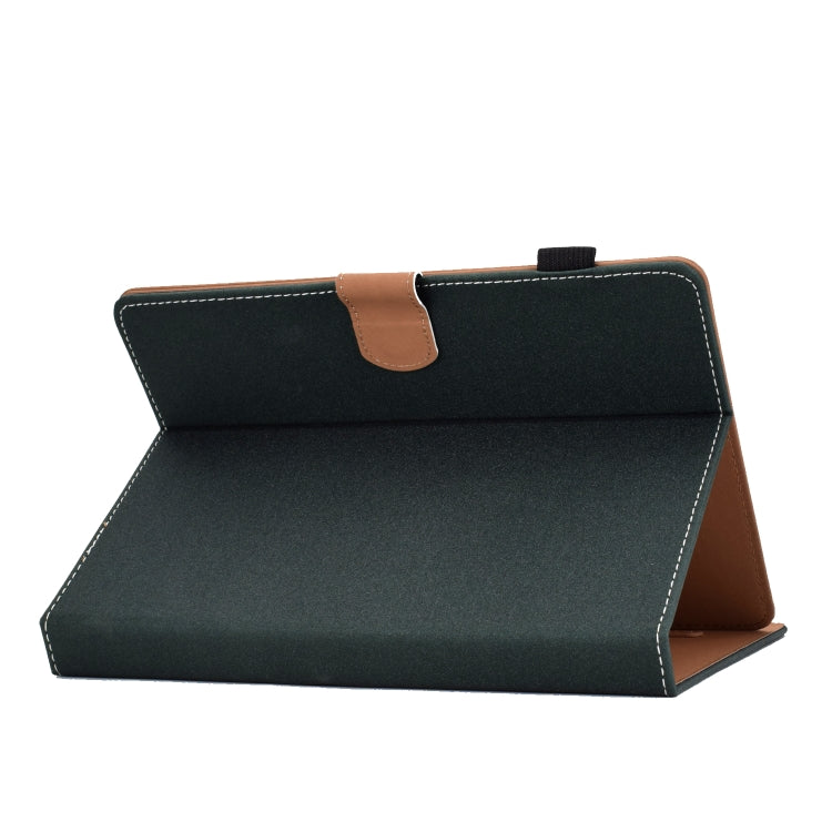 For 10 inch Solid Color Tablet PC Universal Magnetic Horizontal Flip Leather Case with Card Slots & Holder(Green) - 10 - 11 inch by buy2fix | Online Shopping UK | buy2fix
