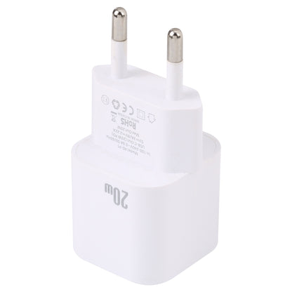 20W PD USB-C/Type-C Interface Fast Charging Charger, Specification: EU Plug(White) by buy2fix