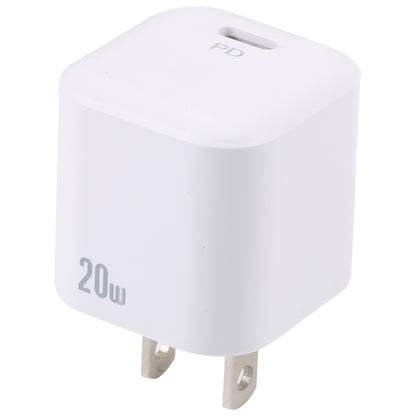 20W PD USB-C/Type-C Interface Fast Charging Charger, Specification: US Plug(White) - USB Charger by buy2fix | Online Shopping UK | buy2fix