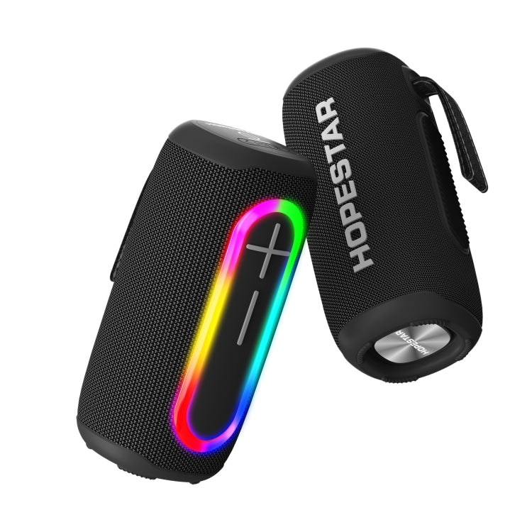 HOPESTAR P60 IPX6 Waterproof 10W 66mm Outdoor Bluetooth Speaker(Black) - Waterproof Speaker by HOPESTAR | Online Shopping UK | buy2fix