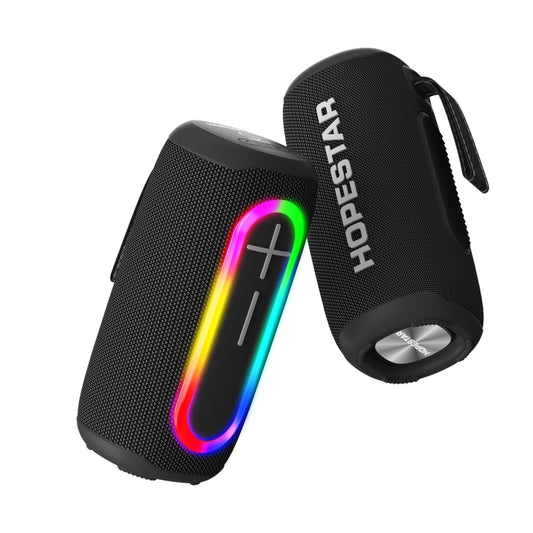 HOPESTAR P60 IPX6 Waterproof 10W 66mm Outdoor Bluetooth Speaker(Black) - Waterproof Speaker by HOPESTAR | Online Shopping UK | buy2fix