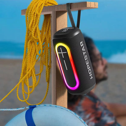 HOPESTAR P60 IPX6 Waterproof 10W 66mm Outdoor Bluetooth Speaker(Blue) - Waterproof Speaker by HOPESTAR | Online Shopping UK | buy2fix