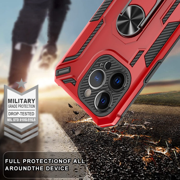 For iPhone 14 Warship Armor 2 in 1 Shockproof Phone Case(Royal Blue) by buy2fix