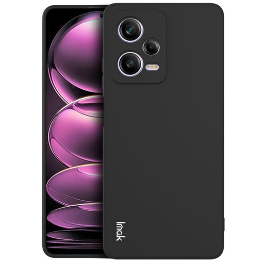 For Xiaomi Redmi Note 12 Pro 5G China / India IMAK UC-4 Series Straight Edge TPU Soft Phone Case(Black)