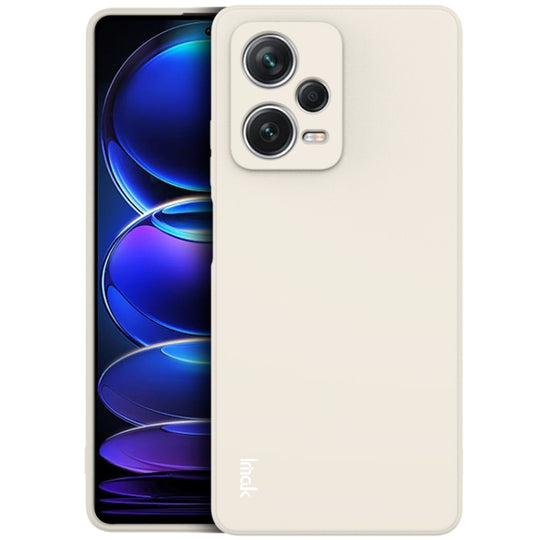 For Xiaomi Redmi Note 12 Pro+ 5G China / India IMAK UC-4 Series Straight Edge TPU Soft Phone Case(White)