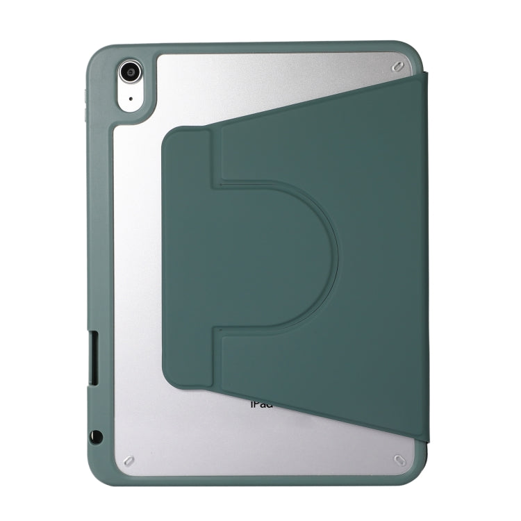 2 in 1 Acrylic Split Rotating Leather Tablet Case For iPad 2025 / 2022(Pine Needle Green) - iPad 2025 / 2022 Cases by buy2fix | Online Shopping UK | buy2fix