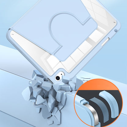 2 in 1 Acrylic Split Rotating Leather Tablet Case For iPad 2025 / 2022(Ice Blue) - iPad 2025 / 2022 Cases by buy2fix | Online Shopping UK | buy2fix