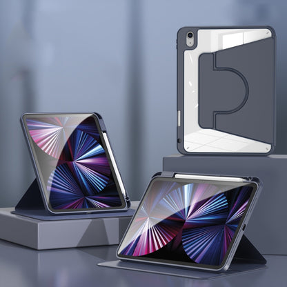 2 in 1 Acrylic Split Rotating Leather Tablet Case For iPad Air 2 / Air / 9.7 2018 / 2017(Dark Blue) - iPad 9.7 (2018) & (2017) Cases by buy2fix | Online Shopping UK | buy2fix
