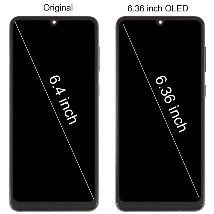 For Samsung Galaxy A33 5G SM-A336 6.36 inch OLED LCD Screen Digitizer Full Assembly with Frame(Black) - LCD Screen by buy2fix | Online Shopping UK | buy2fix