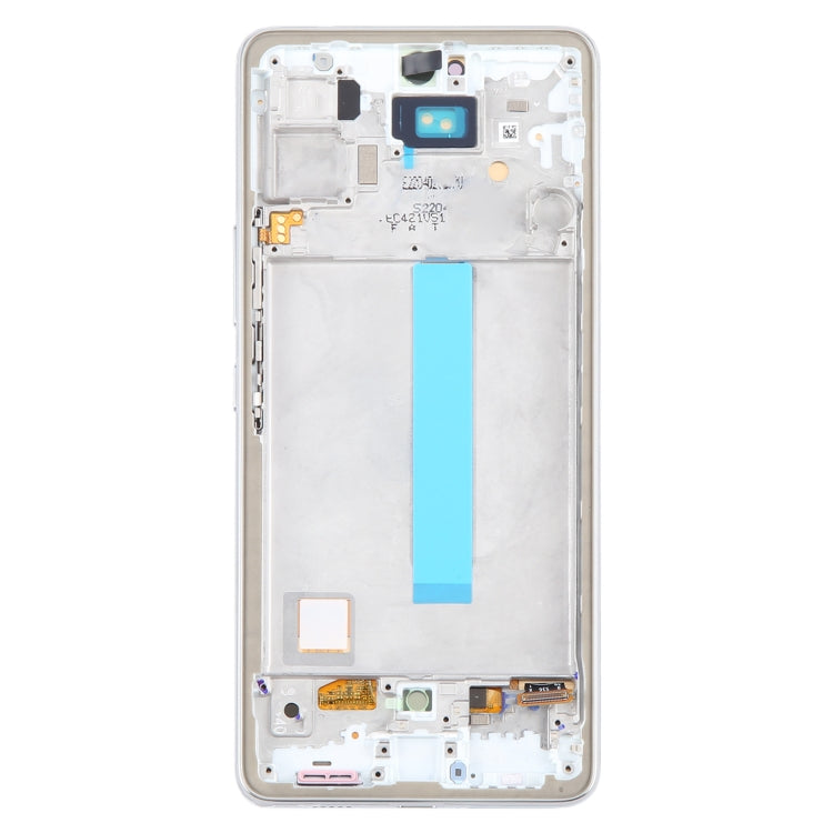 For Samsung Galaxy A53 5G SM-A536 6.48 inch OLED LCD Screen Digitizer Full Assembly with Frame (White) - LCD Screen by buy2fix | Online Shopping UK | buy2fix