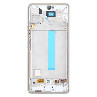 For Samsung Galaxy A53 5G SM-A536 6.48 inch OLED LCD Screen Digitizer Full Assembly with Frame (White) - LCD Screen by buy2fix | Online Shopping UK | buy2fix