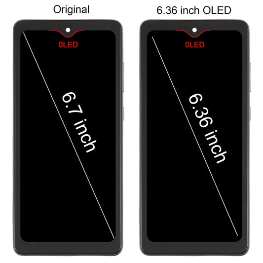 6.36 inch OLED LCD Screen for Samsung Galaxy A72 SM-A725 6.33 inch Digitizer Full Assembly with Frame(Black) - LCD Screen by buy2fix | Online Shopping UK | buy2fix