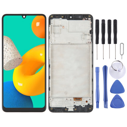 For Samsung Galaxy M32 SM-M325 OLED LCD Screen Digitizer Full Assembly with Frame - LCD Screen by buy2fix | Online Shopping UK | buy2fix