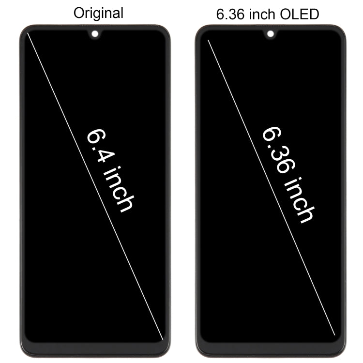 For Samsung Galaxy M32 SM-M325 OLED LCD Screen Digitizer Full Assembly with Frame - LCD Screen by buy2fix | Online Shopping UK | buy2fix