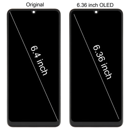 For Samsung Galaxy M32 SM-M325 OLED LCD Screen Digitizer Full Assembly with Frame - LCD Screen by buy2fix | Online Shopping UK | buy2fix