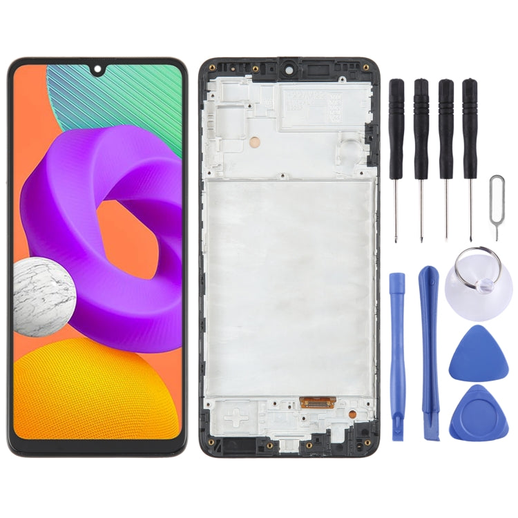 For Samsung Galaxy M22 SM-M225 OLED LCD Screen Digitizer Full Assembly with Frame - LCD Screen by buy2fix | Online Shopping UK | buy2fix