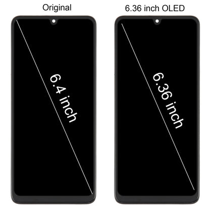 For Samsung Galaxy M22 SM-M225 OLED LCD Screen Digitizer Full Assembly with Frame - LCD Screen by buy2fix | Online Shopping UK | buy2fix