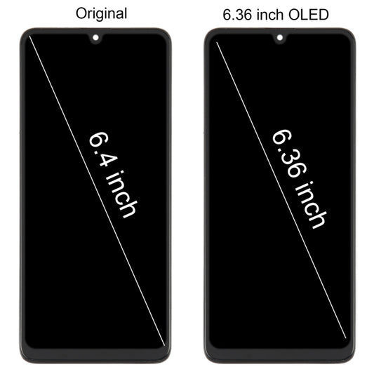For Samsung Galaxy M22 SM-M225 OLED LCD Screen Digitizer Full Assembly with Frame - LCD Screen by buy2fix | Online Shopping UK | buy2fix