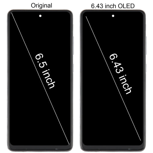 For Samsung Galaxy A52s 5G SM-A528 OLED LCD Screen Digitizer Full Assembly with Frame - LCD Screen by buy2fix | Online Shopping UK | buy2fix