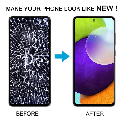 For Samsung Galaxy A52 4G SM-A525 6.43 inch OLED LCD Screen Digitizer Full Assembly with Frame (Blue) - LCD Screen by buy2fix | Online Shopping UK | buy2fix