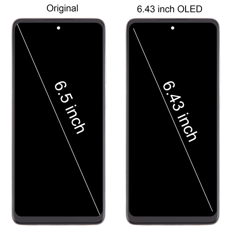 For Samsung Galaxy A52 4G SM-A525 6.43 inch OLED LCD Screen Digitizer Full Assembly with Frame (Purple) - LCD Screen by buy2fix | Online Shopping UK | buy2fix