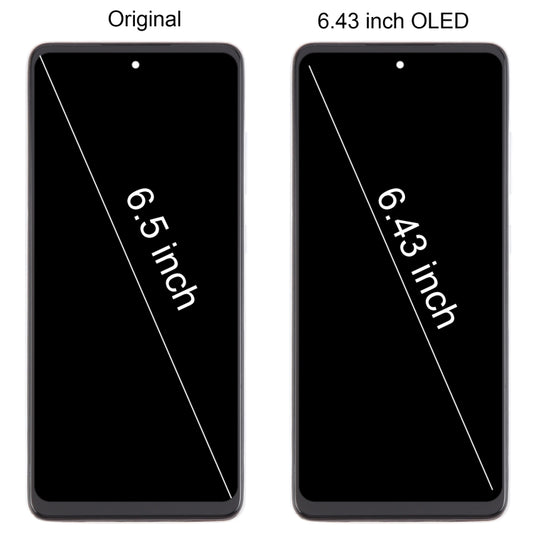 For Samsung Galaxy A52 4G SM-A525 6.43 inch OLED LCD Screen Digitizer Full Assembly with Frame (White) - LCD Screen by buy2fix | Online Shopping UK | buy2fix