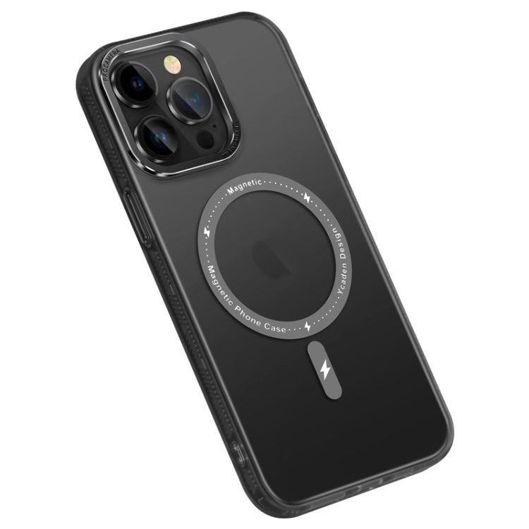 For iPhone 14 Colorful Series TPU+PC Magsafe Magnetic Phone Case(Black) by buy2fix